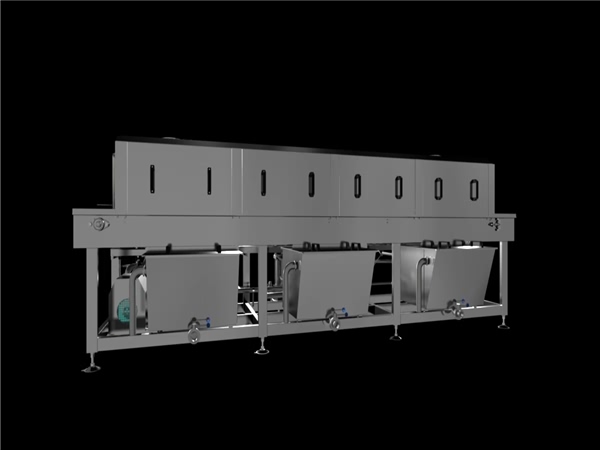 洗箱机，环速隧道式洗箱机，GMP体系标准生产线配套设备