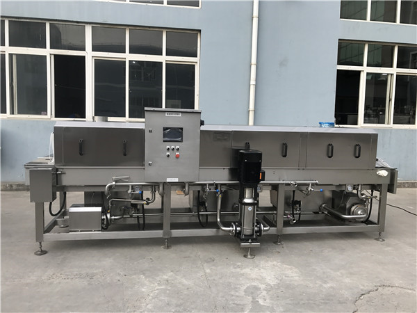 隧道式清洗機，全自動清洗機，洗箱機圖片